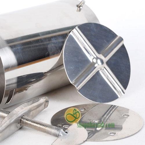Bộ 2 khuôn làm giò chả Inox Dragon - Yumeshop94