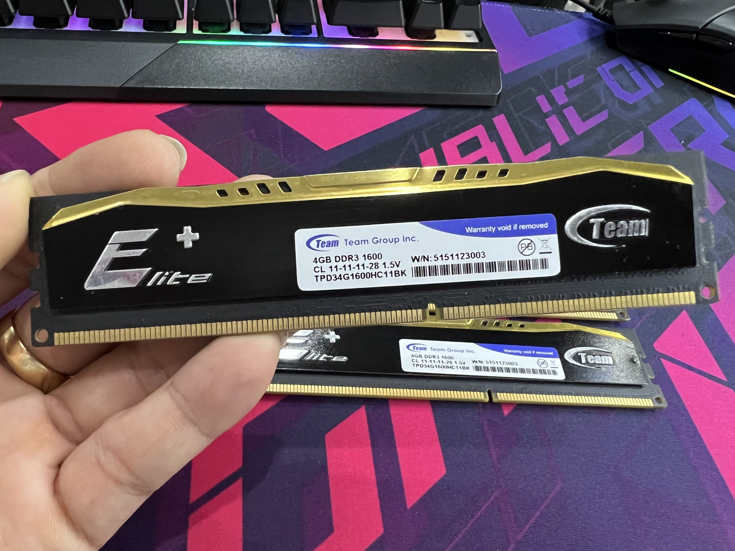 Ram Team Elite 4GB DDR3 Bus 1600MHz Tản Nhiệt - Hàng chính hãng