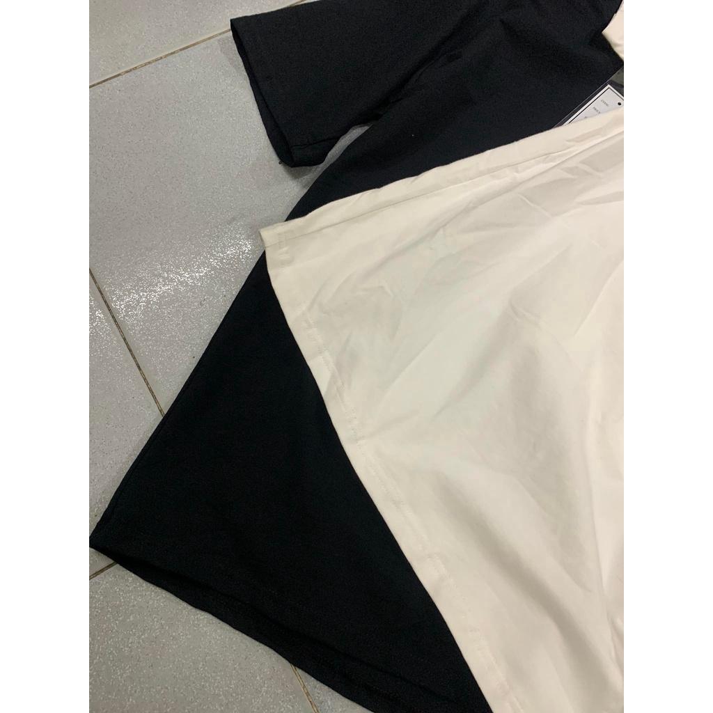 ÁO THUN NAM NỮ COTON MẶT QUỶ LỬA HỒNG CHỮ TÀU