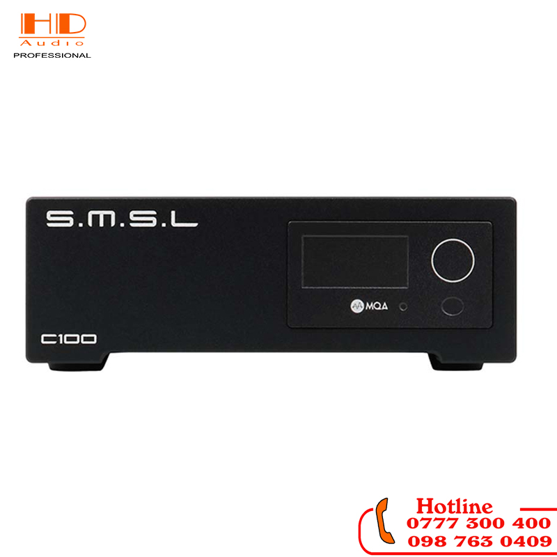 Giải Mã DAC SMSL C100 chip AK4493S, XMOS XU316 - DAC Rẻ Nhất Hỗ Trợ MQA- Hàng Chính Hãng