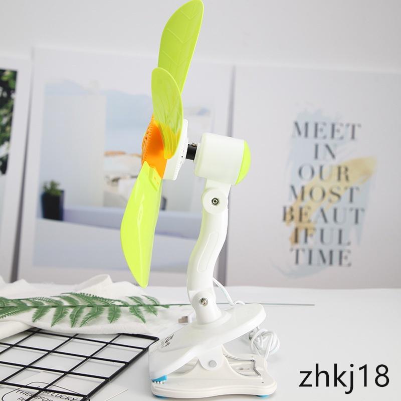 Quạt Điện Mini Để Bàn 5 Cánh Có Kẹp Tiện Dụng Cho Gia Đình