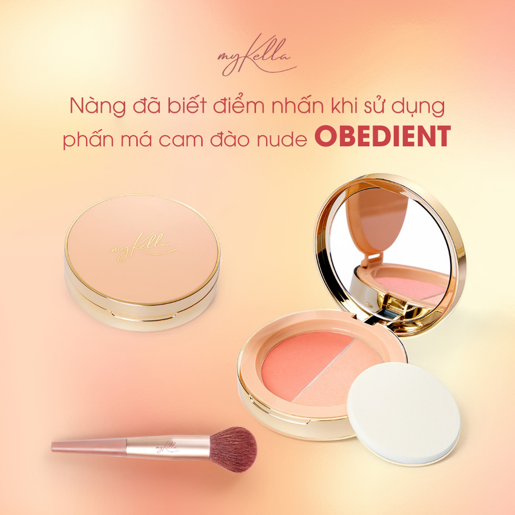 Phấn Má Trang Điểm myKella Magic Cheek Duo Lâu Trôi Và Trendy