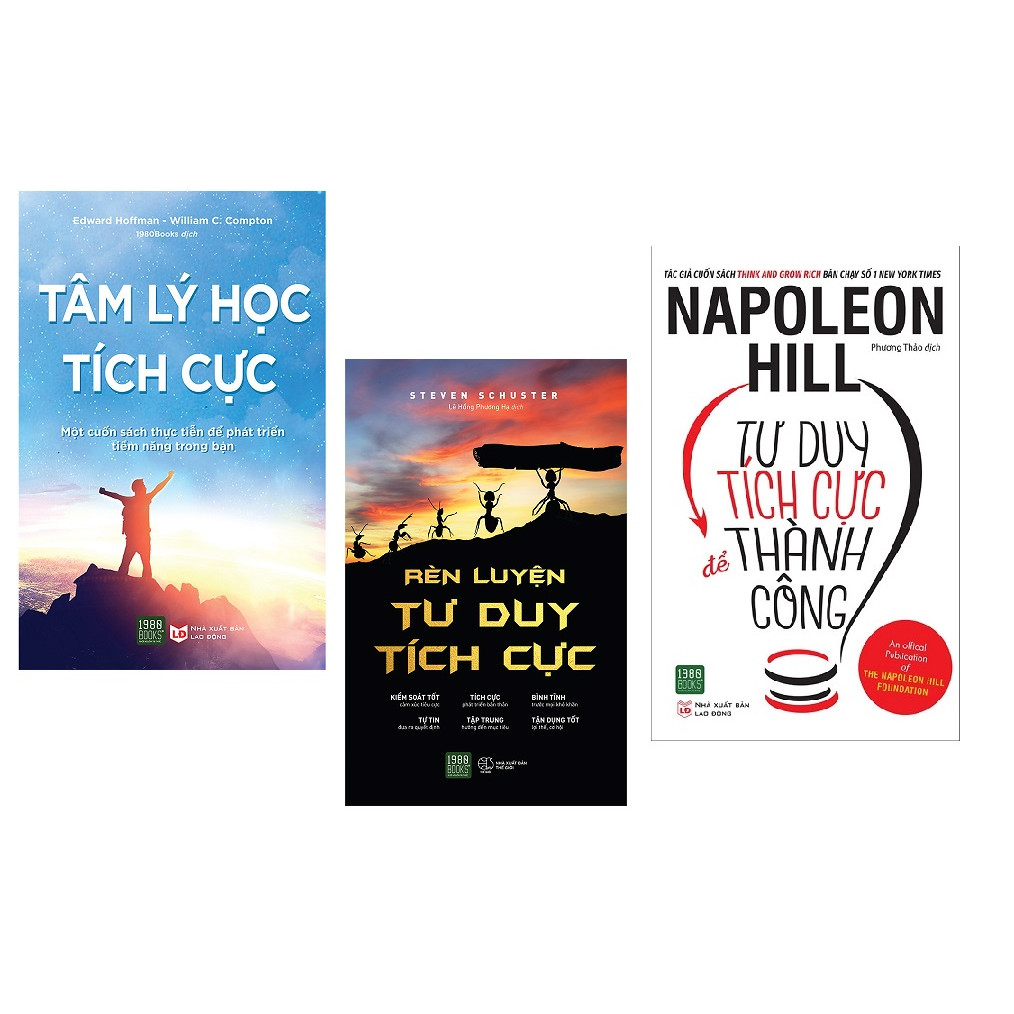 Combo 3 Cuốn Sách Mang Đến Cho Bạn Tư Duy Tích Cực