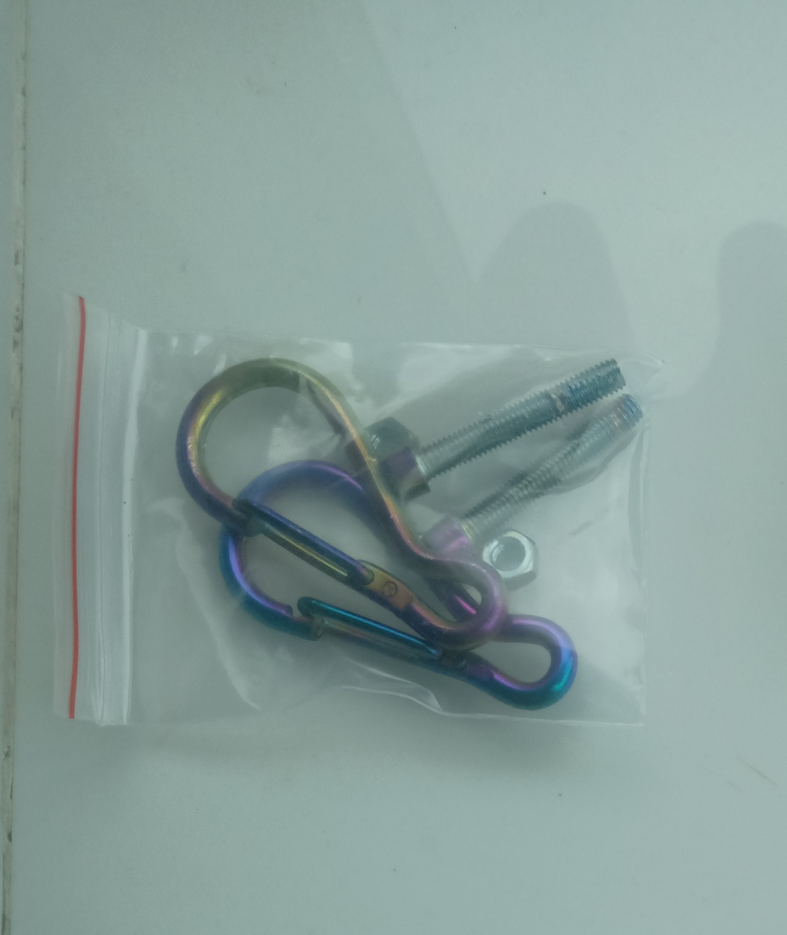 Cặp móc kẹp 7 màu gắn xe máy