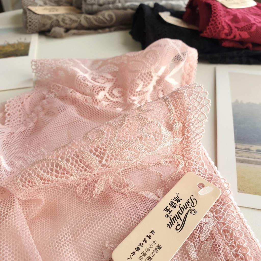 Quần lót nữ ren lưới cạp cao Royal Babe - Quần chip gen bụng Havana FLQ124