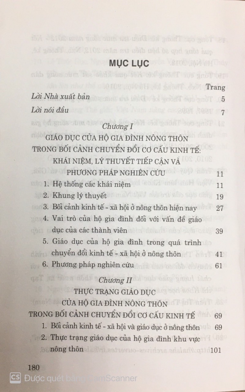 Giáo dục của các hộ gia đình nông thôn  hiện nay  - Thực trạng và giải pháp