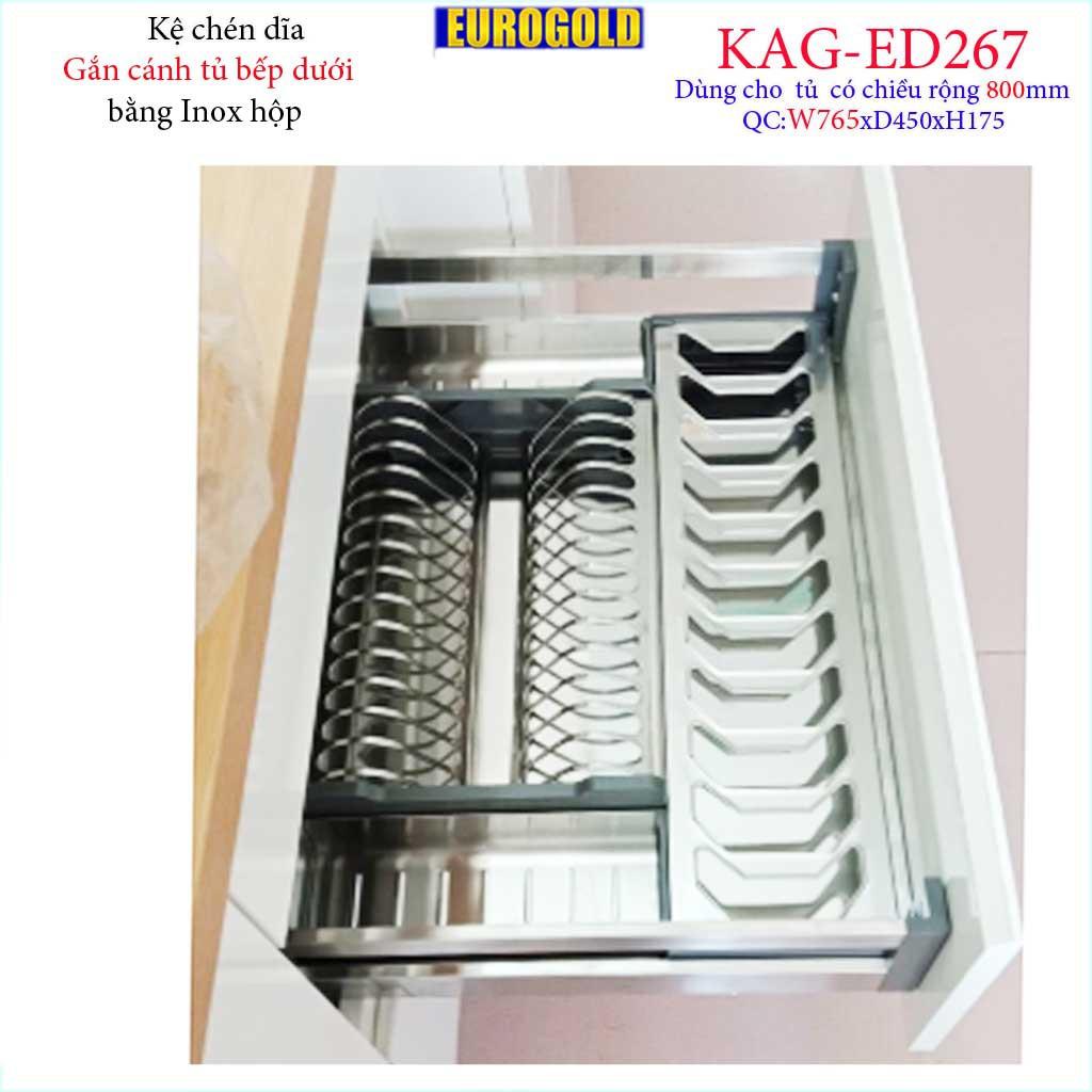 Kệ chén bát âm tủ bếp, Kệ đa năng ray kéo tủ bếp dưới inox hộp 60cm-70cm-75cm-80cm-90cm