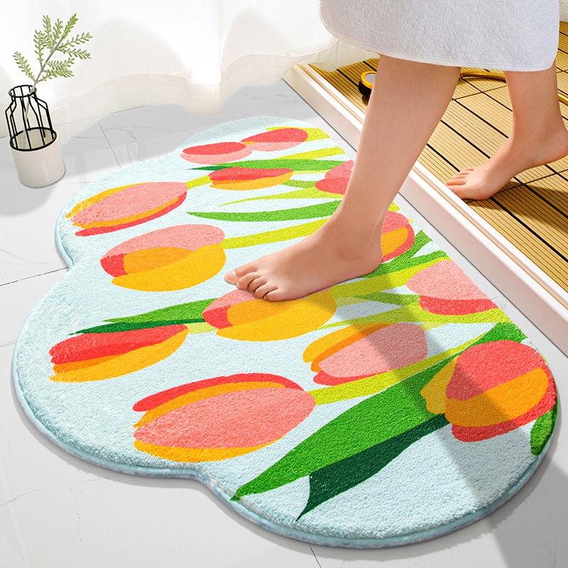 Thảm Lót Sàn Thấm Hút Chống Trượt Cho Nhà Tắm/Nhà Vệ Sinh