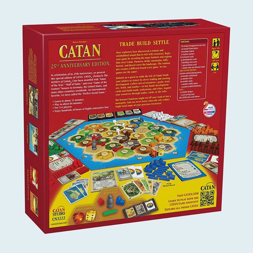  Bộ Trò Chơi Catan Board Game 25th Anniversary Bản Tiếng Anh