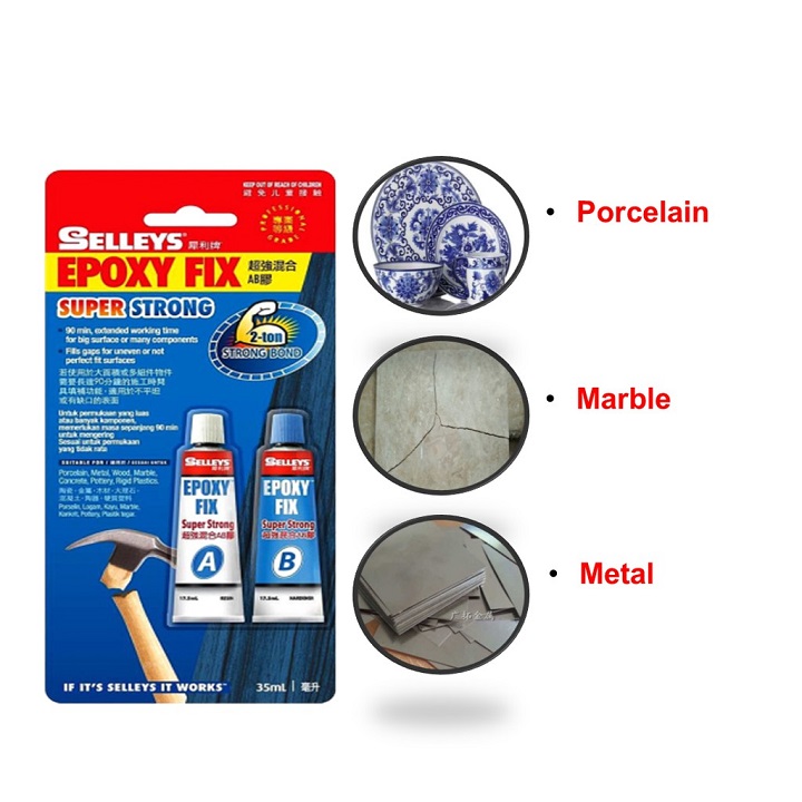 Keo Dán Đa Năng 2 thành phần Selleys Epoxy Fix 20ml