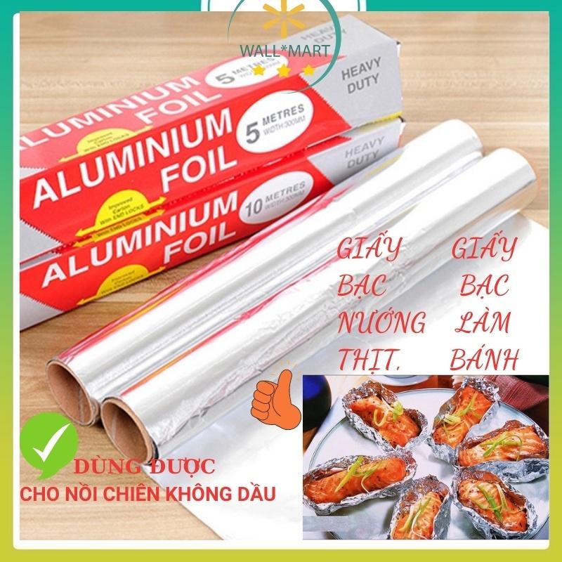 Giấy bạc nướng thực phẩm cho nồi chiên không dầu - nướng bánh nướng thức ăn - loại đẹp nướng làm bánh WALLMART WM91