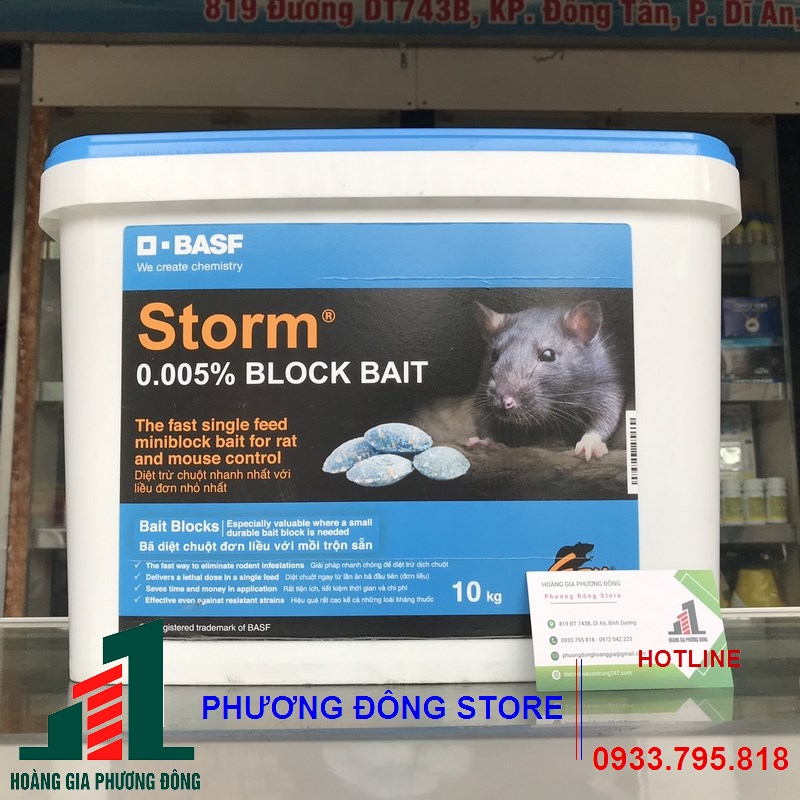 Thuốc diệt chuột hiệu quả Storm 0.005-10kg