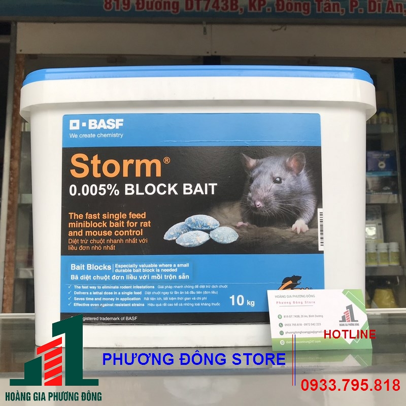 Thuốc diệt chuột STORM 0.005%- 10KG