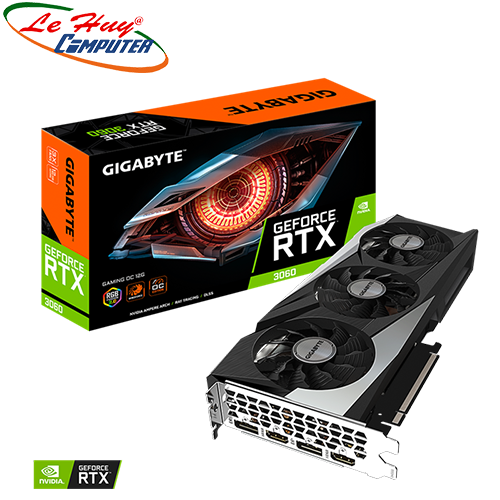 Card Màn Hình - VGA GIGABYTE GeForce RTX 3060 GAMING OC 12G (GV-N3060GAMING OC-12GD) - Hàng Chính Hãng