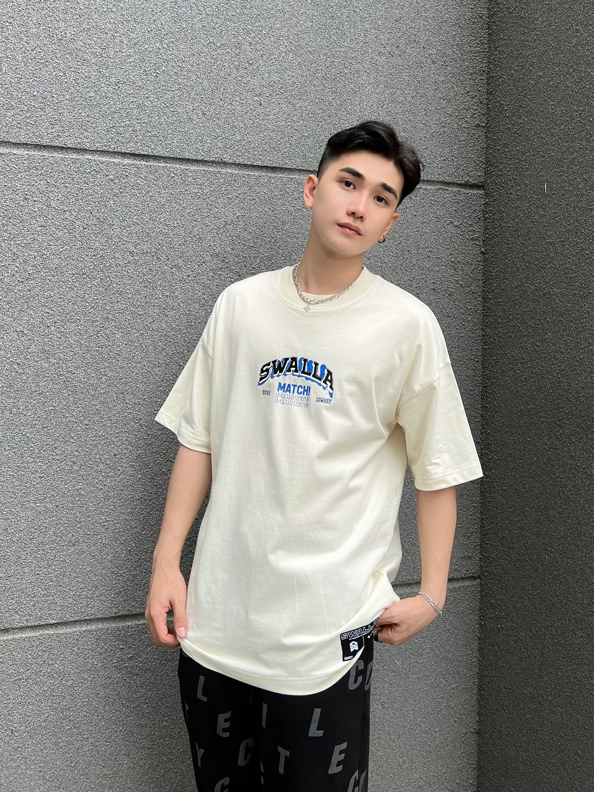 Áo thun unisex SWALLA MATCH 100% PREMIUM COTTON - LOCAL BRAND chính hãng