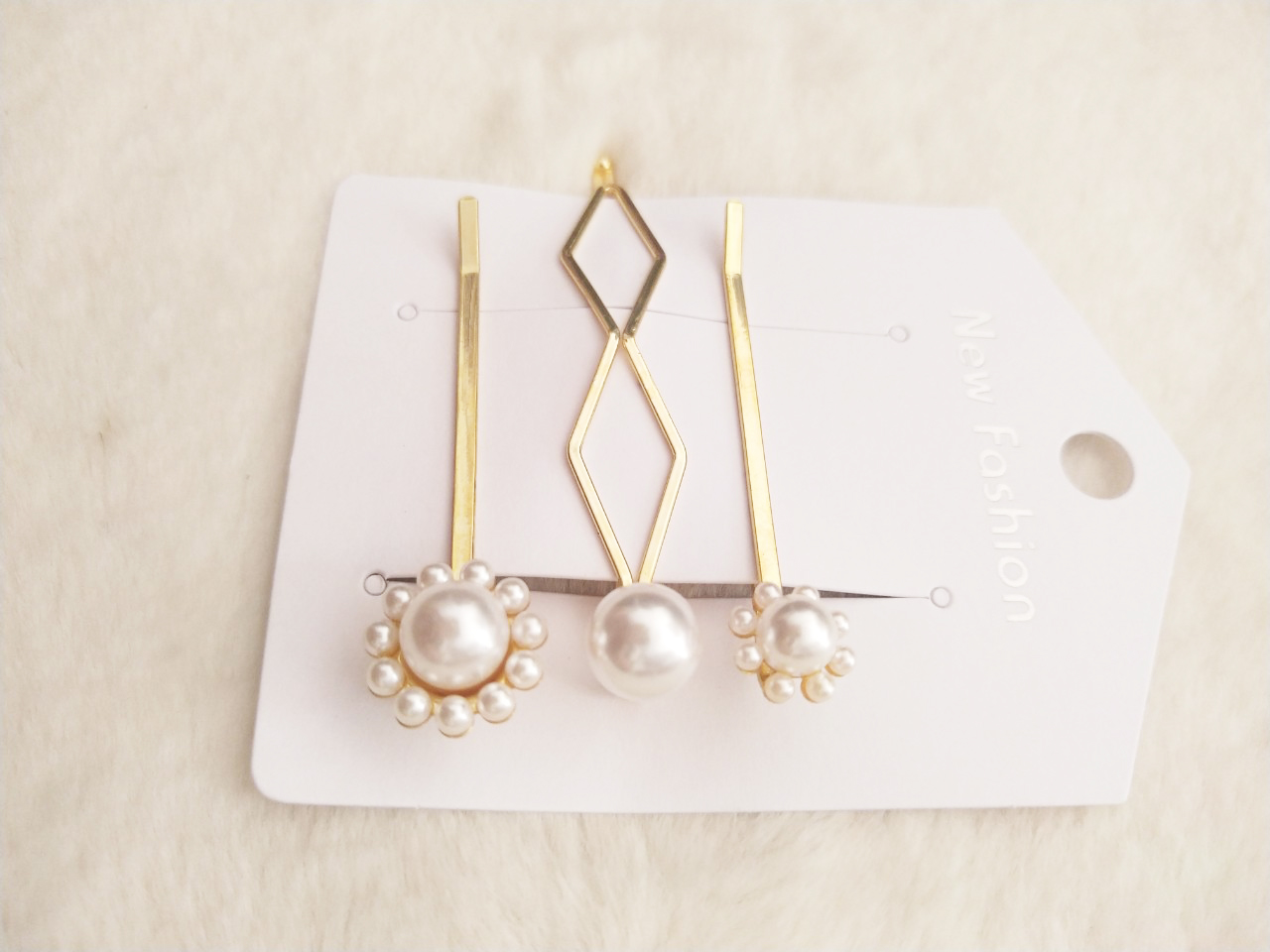 Set kẹp tóc ngọc trai thiết kế mới loại tốt