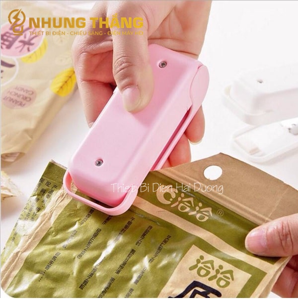 Máy Hàn Miệng Túi Thực Phẩm Mini - Kẹp Niêm Phong - Siêu Tiện Lợi - Màu Random - Có Video