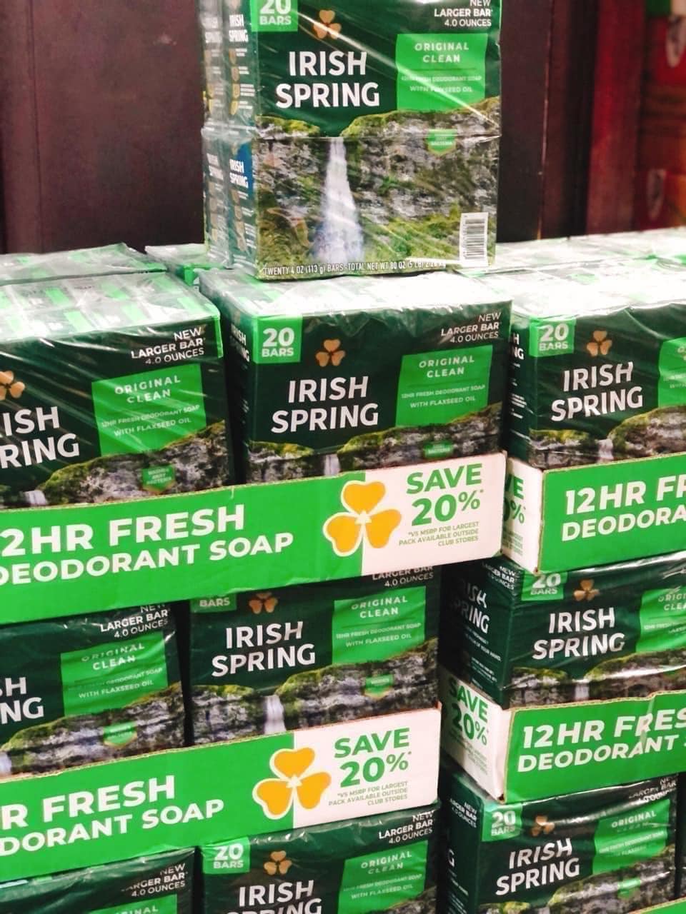 Xà Bông Cục Irish Spring Original USA 113g/cục