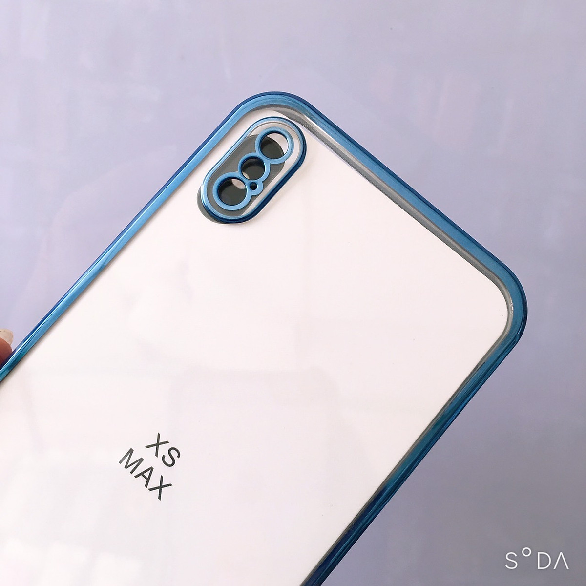 Ốp viền màu lưng trong cạnh vuông dành cho iPhone Xs Max
