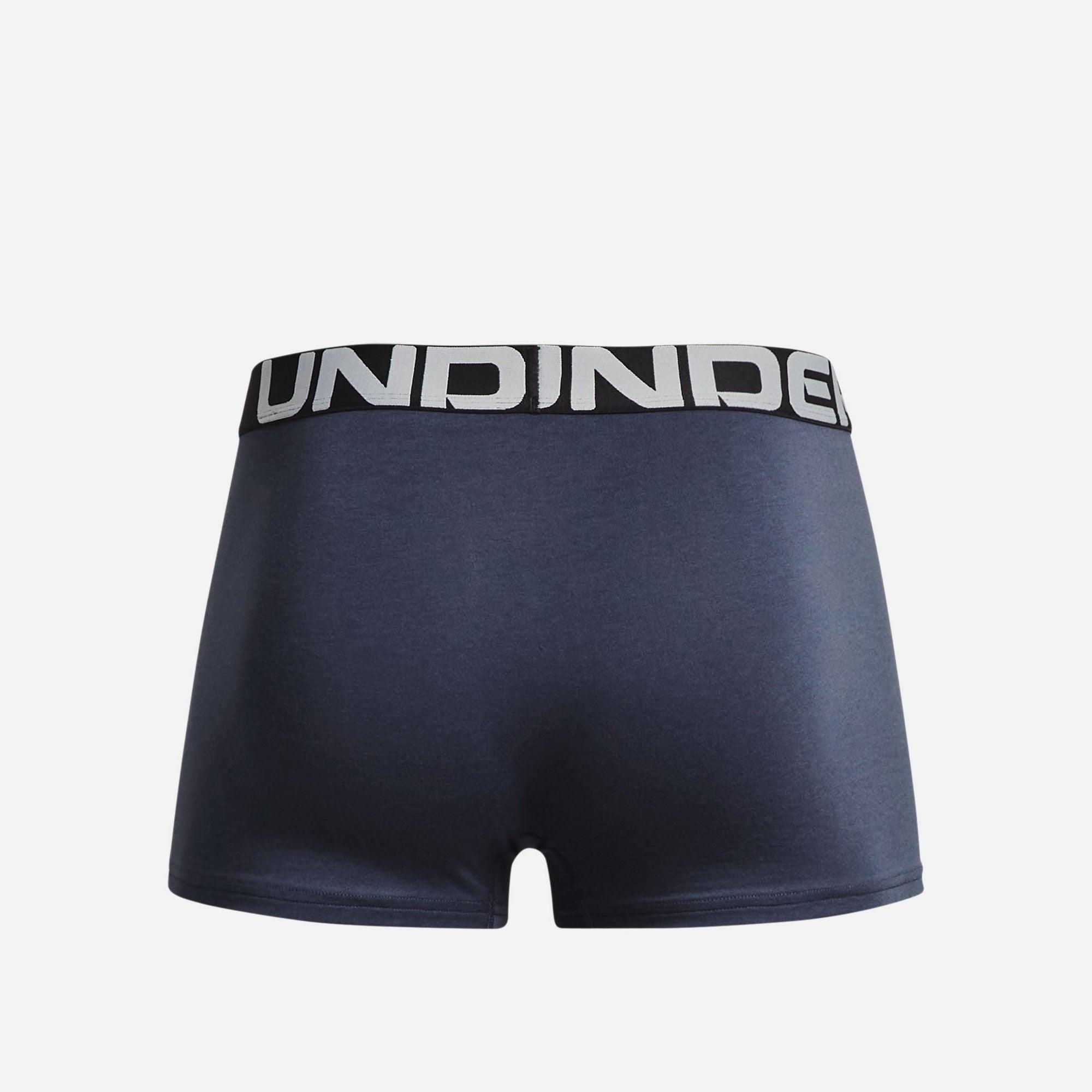 Đồ lót thể thao nam Under Armour Charged Cotton 3&quot; Boxerjock – 3 Chiếc - 1363616-044