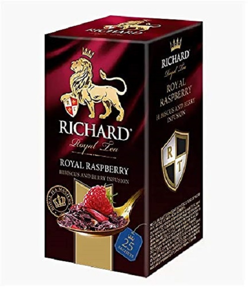 Trà túi lọc Nga vị mâm xôi Richard Royal Tea Rasberry 37.5g