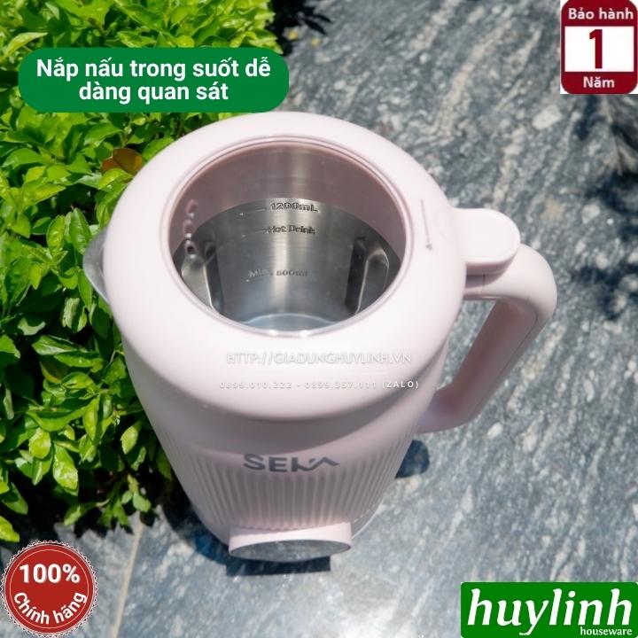 Máy làm sữa hạt mini SEKA SK320 PRO - 1.2 lít - 800W - 5 chức năng - Hàng chính hãng