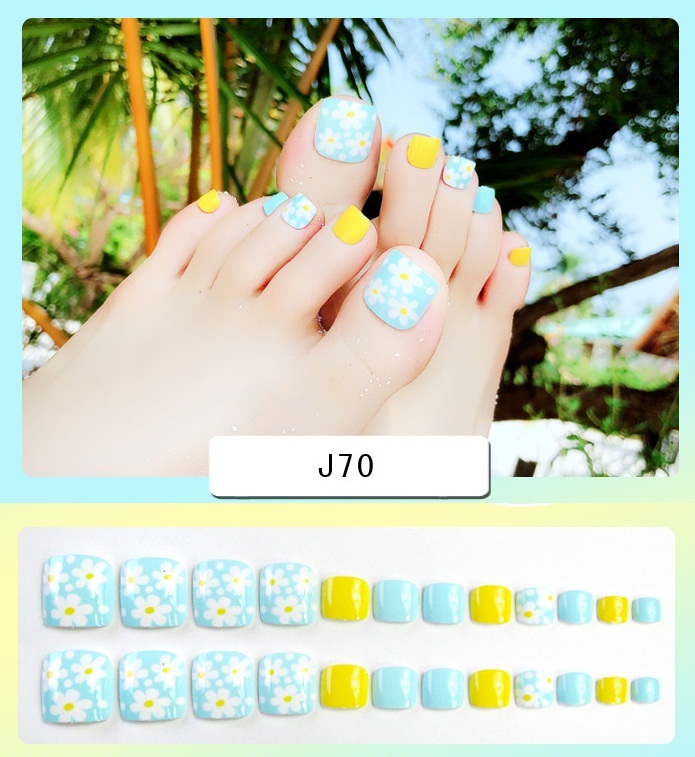 Bộ 24 móng chân giả J70