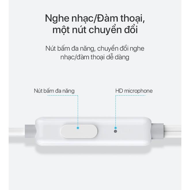 Tai Nghe Có Dây Nhét Tai Chuyên Dụng Nghe Nhạc Đàm Thoại - Cổng Kết Nối 3.5mm - Âm Thanh To, Rõ Ràng - Hàng Chính Hãng