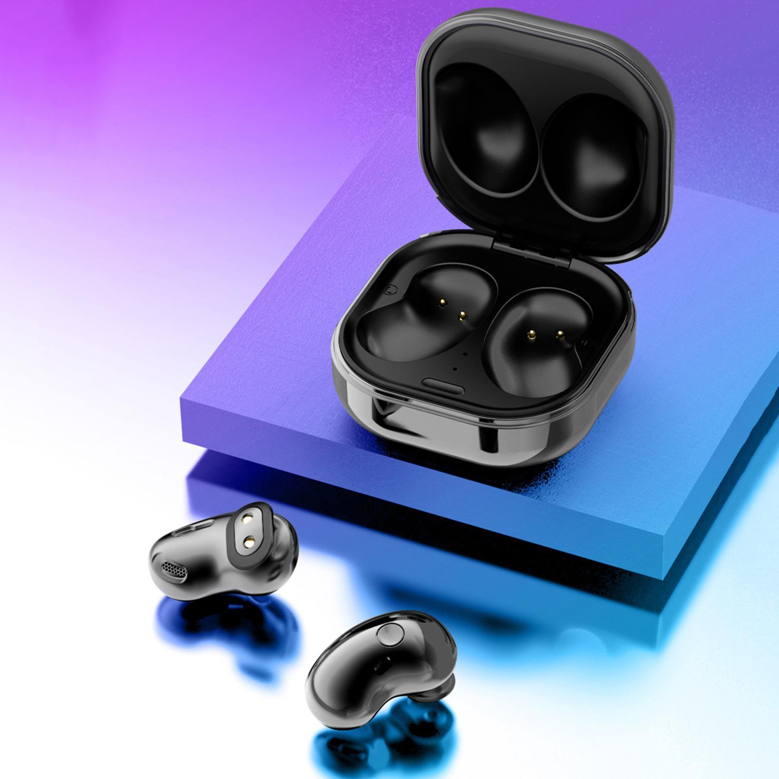 S6 Bluetooth Earphones Wireless Headphone Binaural Call Black