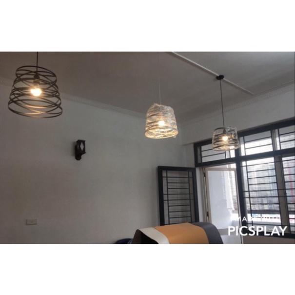 Đèn thả lồng sắt DT HQ