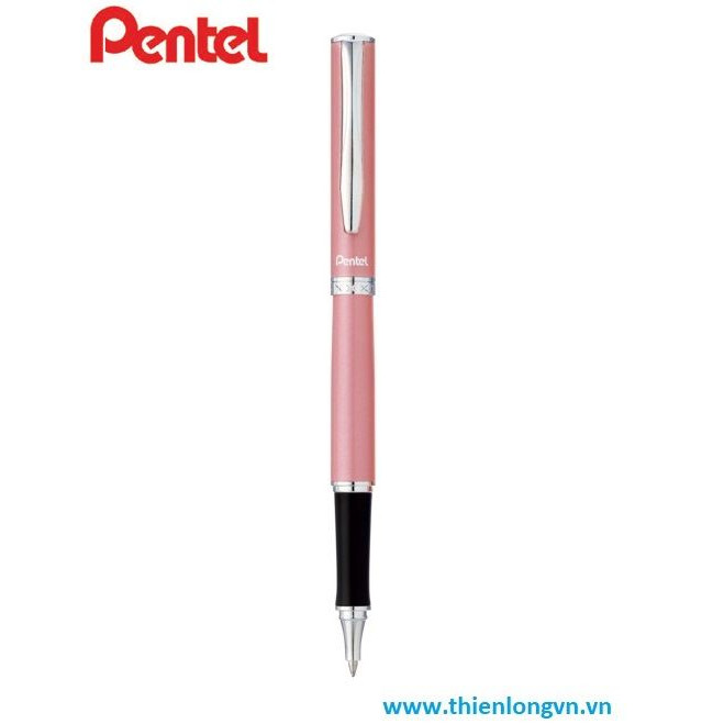 Bút ký cao cấp Pentel K611P thân bút màu hồng