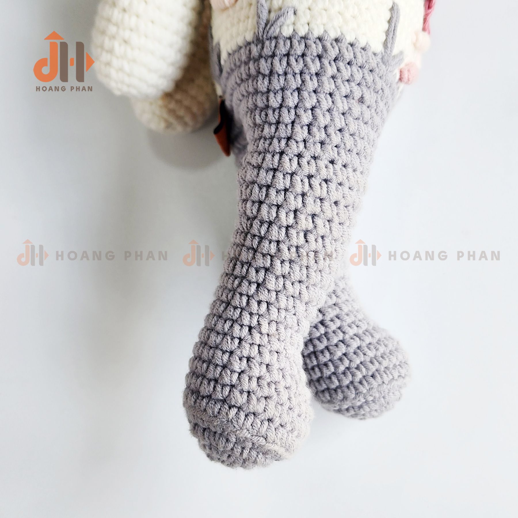 [Thú bông móc len] Sứa Kiri trắng tinh nghịch