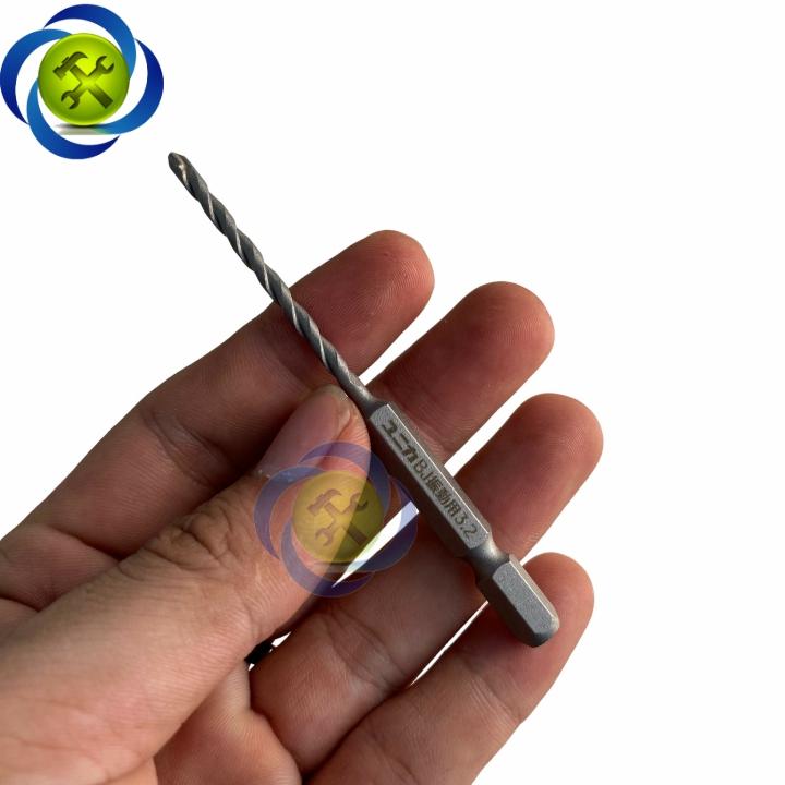 Mũi khoan gạch men 3.2mm Unika TJ 3.2x90 đuôi lục giác