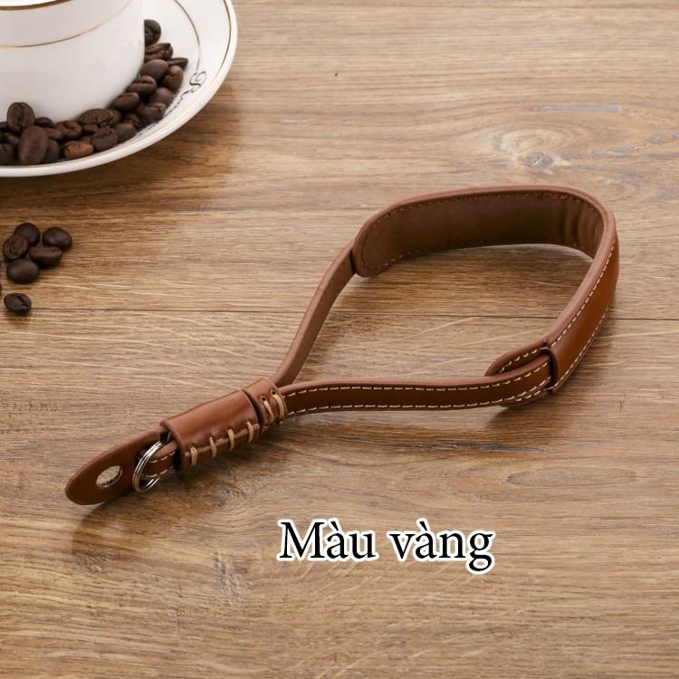 Dây đeo máy ảnh cổ tay da