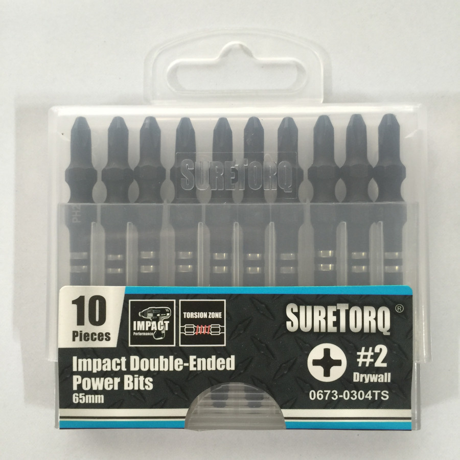Mũi siết vít 2 đầu bake SURETORQ 0673-0304TSDW PH2x65mm