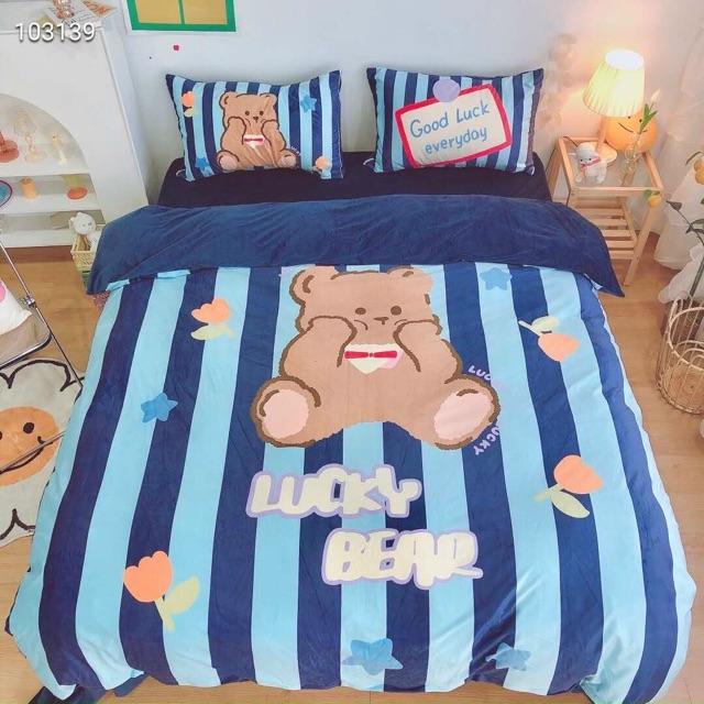 Set Nỉ Nhung CảToon 5D Hàng Nhập Khẩu Cao Cấp 4 Món Dành cho Bé Hình Ngộ Nghĩnh