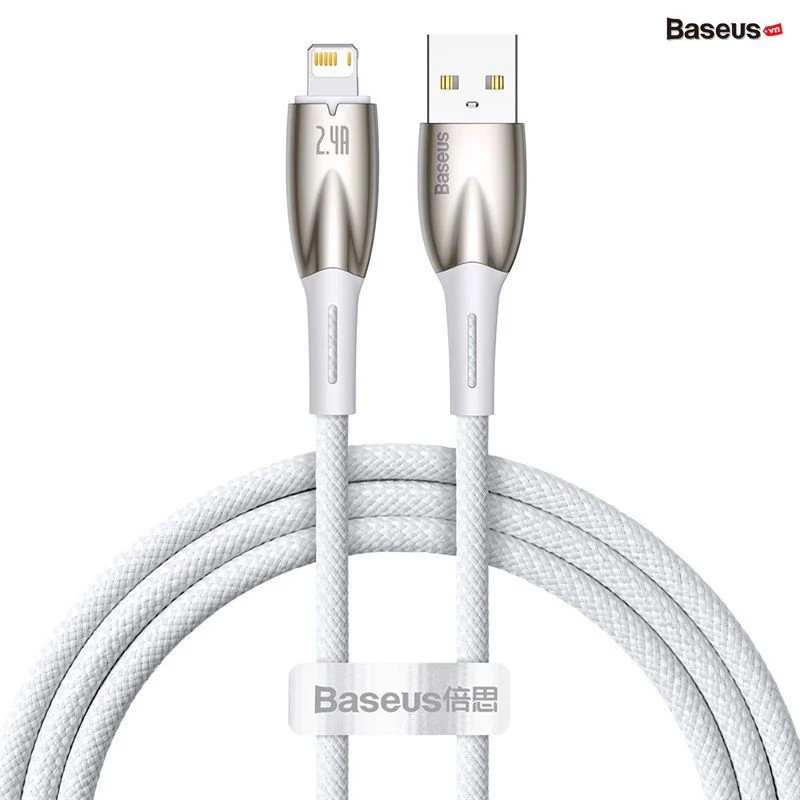 Cáp Sạc Nhanh Cho iPhone Baseus Glimmer Series Fast Charging Data Cable - Hàng Chính Hãng - Hàng Nhập Khẩu