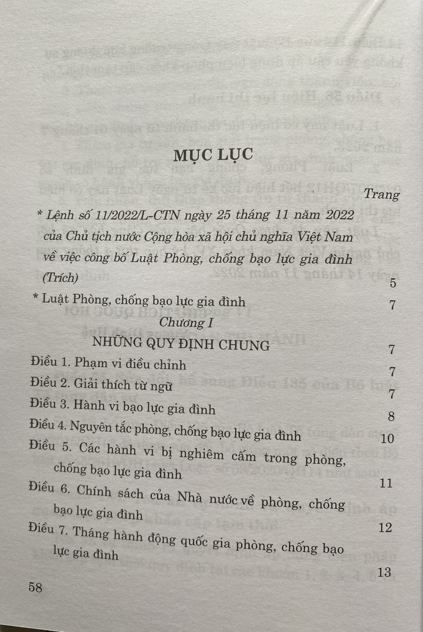 Luật Phòng, chống bạo lực gia đình