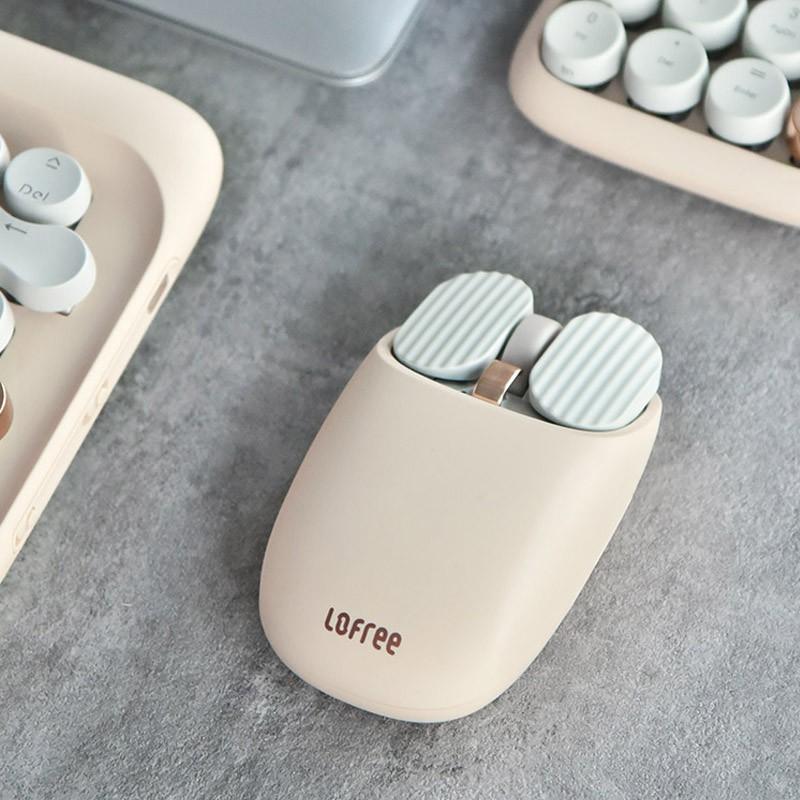 Chuột Xiaomi LOFREE bluetooth 2.4G không dây cho máy tính-Hàng chính hãng