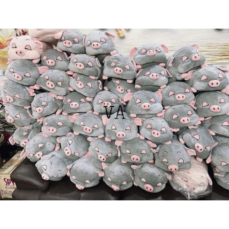 Gấu bông_ heo bông béo ú kèm chăn siêu đáng yêu cute giá rẻ