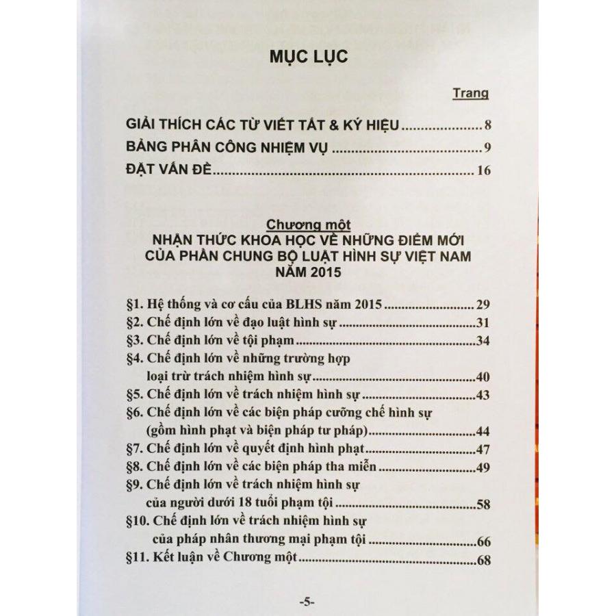 Nhận thức khoa học về phần chung pháp luật hình sự Việt Nam sau Pháp điển hoá lần thứ ba