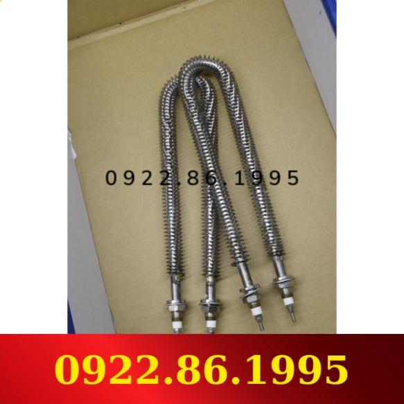 Điện trở sấy khô chữ U 70cm công suất 1KW 2KW điện áp 220V 380V có cánh tản nhiệt hàng nhập
