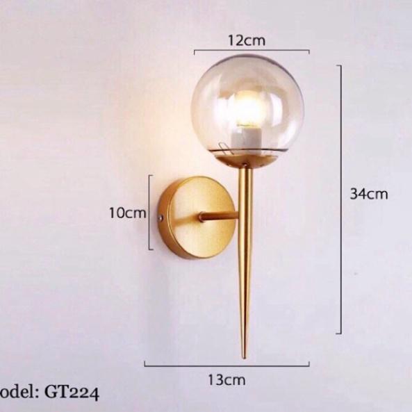 Combo 2c đèn tường kèm bóng led 5w DT DDT