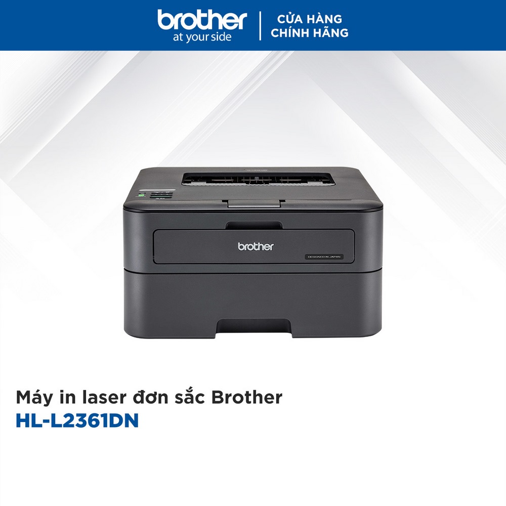 Combo Máy in laser đơn sắc Brother HL-L2361DN và 2 Mực in laser trắng đen Brother TN-2385