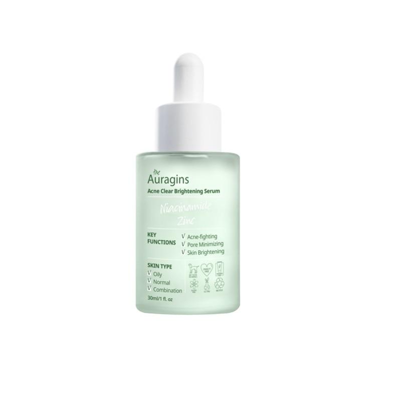 Tinh Chất The Auragins Niacinamide Zinc Acne Clear Brightening Serum 30ml