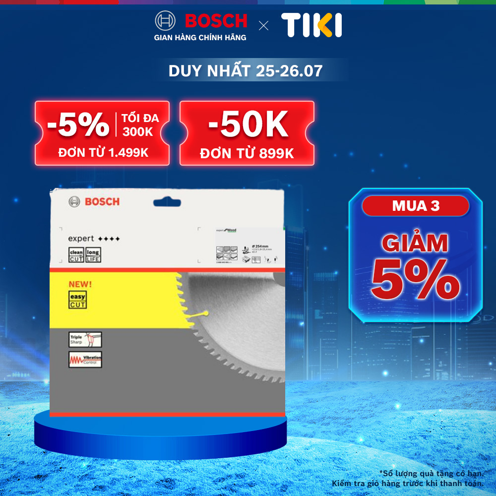 Lưỡi cưa gỗ Bosch chất lượng chuẩn Đức độ cứng cao