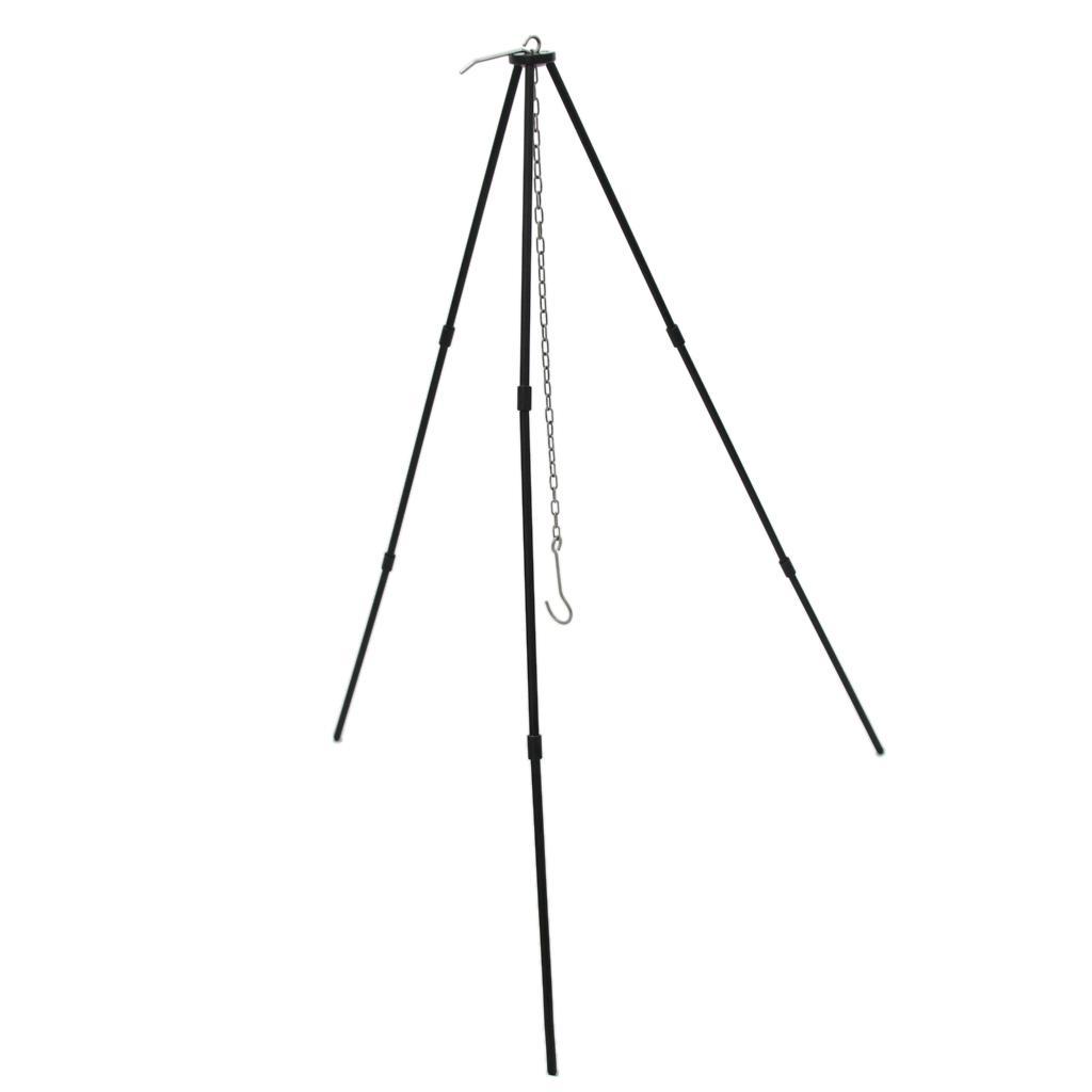Camping Pot Holder Support Stand Tripod with 3 Legs Holder for Hanging Ovens Pots Pans Cooking Kettle, Outdoor Activities Cookware