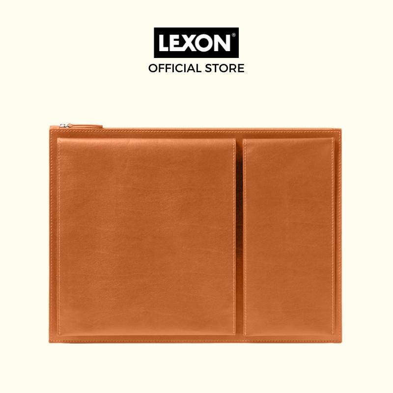 Bao da laptop LEXON size 14inch nhiều ngăn - FLAT LAPTOP BRIEF 14&quot; - Hàng chính hãng