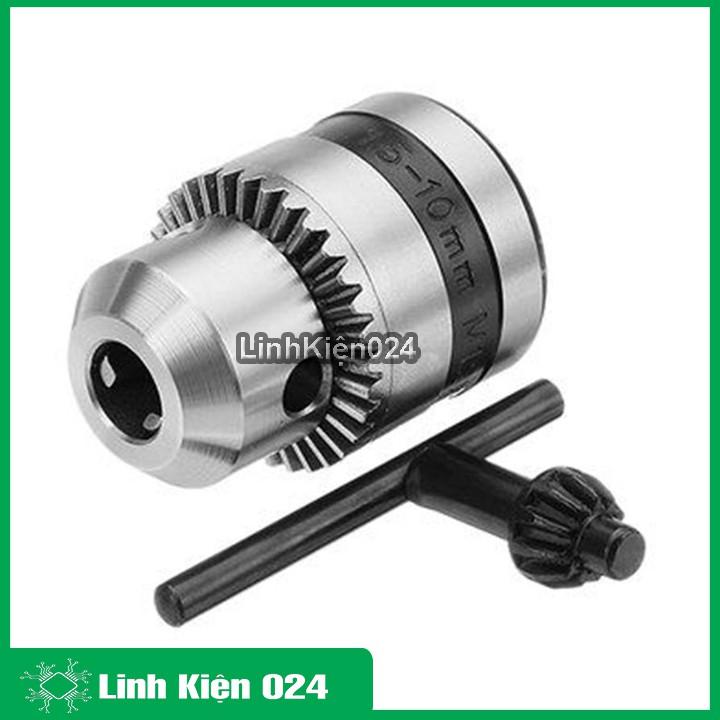 Combo đầu kẹp mũi khoan 3 chấu và đầu nối trục B10-5 có ốc vặn