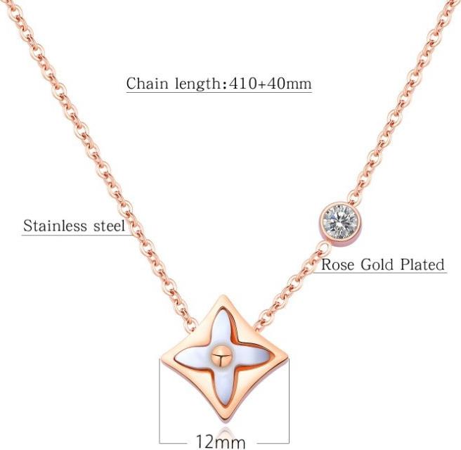 Dây Chuyền Nữ Chất Liệu Thép Titan Không Đen TT 1651